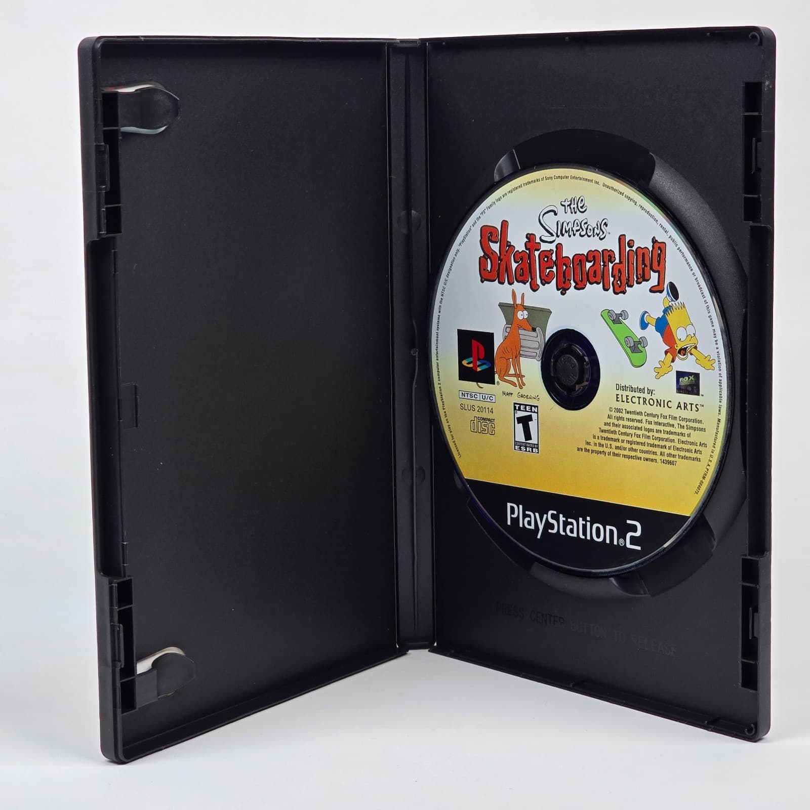 The Simpsons Skateboarding (PlayStation 2 PS2) Case & Disc - Thumbnail 2
