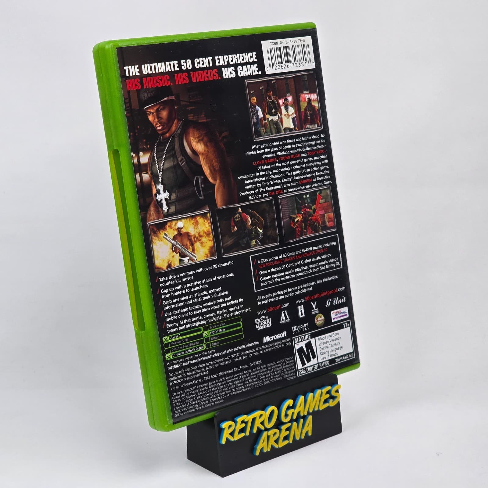 💿REFURBISHED 50 Cent: Bulletproof (Original Xbox) Black Label CIB COMPLETE💿 - Thumbnail 4