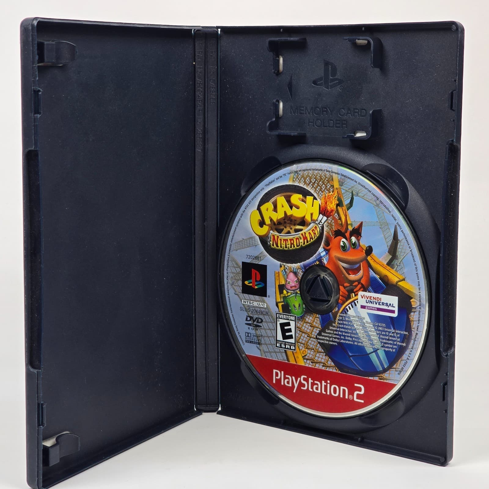 Crash Nitro Kart - Crash Bandicoot (PlayStation 2 PS2) Greatest Hits Case & Disc - Thumbnail 2
