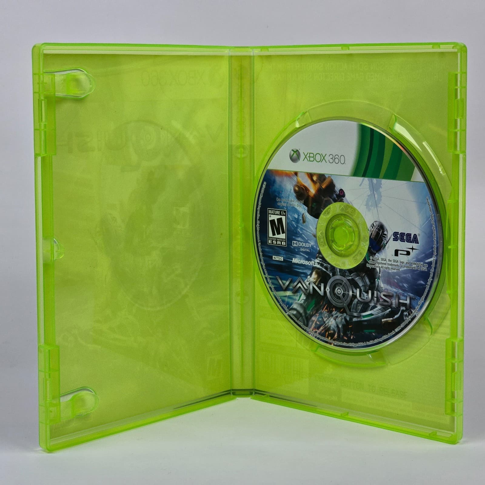 Vanquish (Xbox 360) Case & Disc - Thumbnail 2