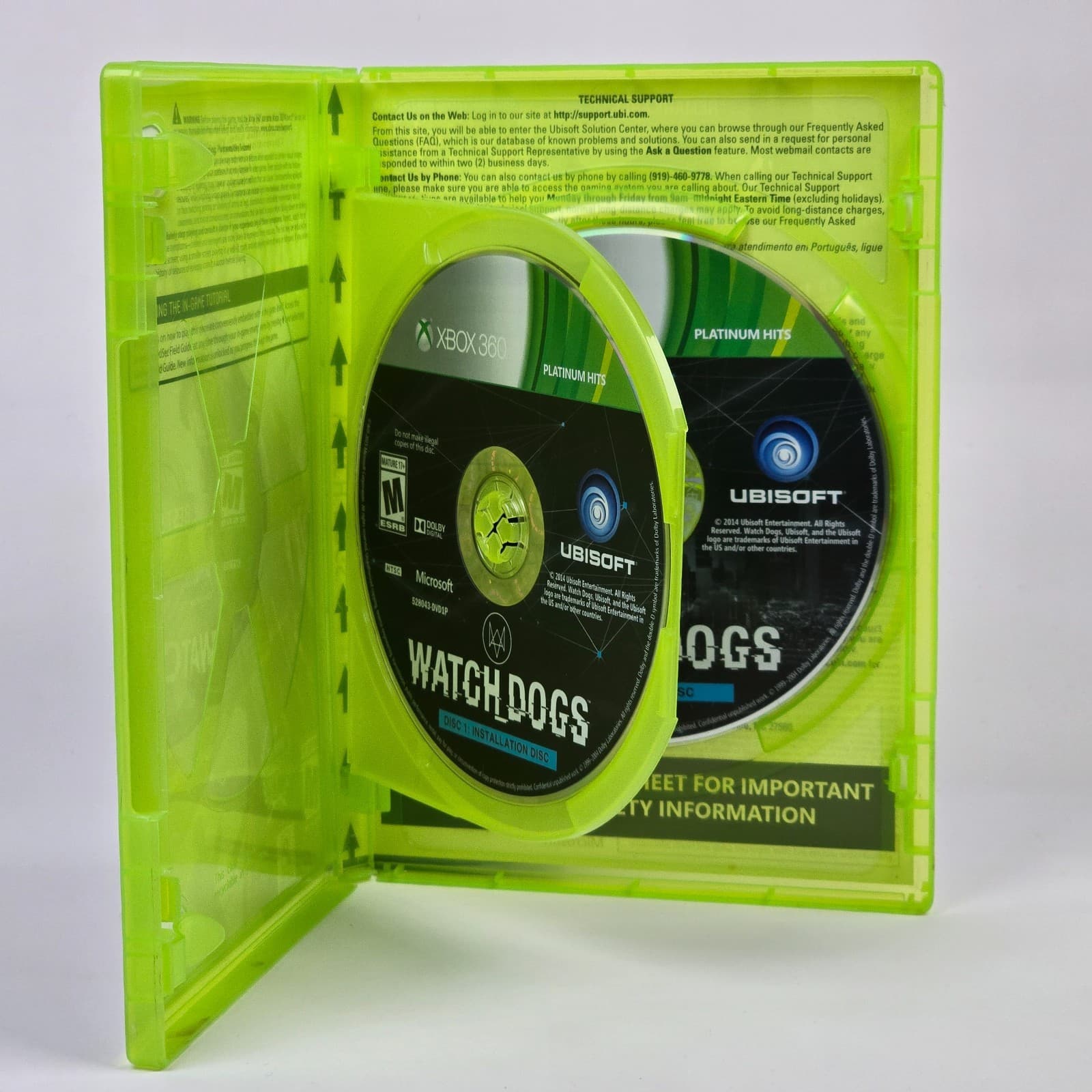 Watch Dogs (Xbox 360) Platinum Hits Case & Disc - Thumbnail 2