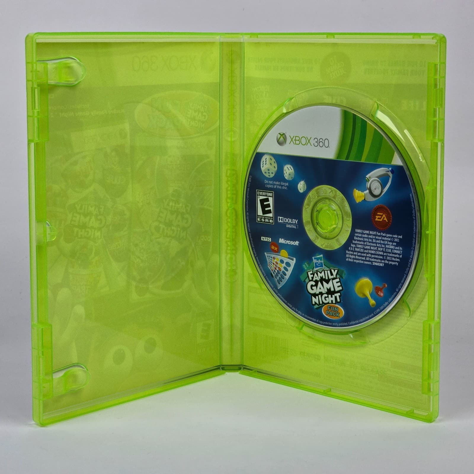 Hasbro Family Game Night Fun Pack 2 & 3 (Xbox 360) Case & Disc - Thumbnail 2