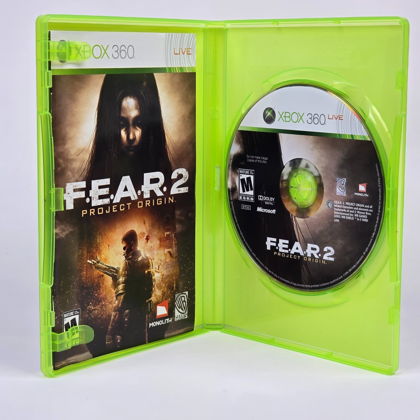 F.E.A.R. 2: Project Origin - FEAR (Xbox 360) CIB COMPLETE - Thumbnail 2