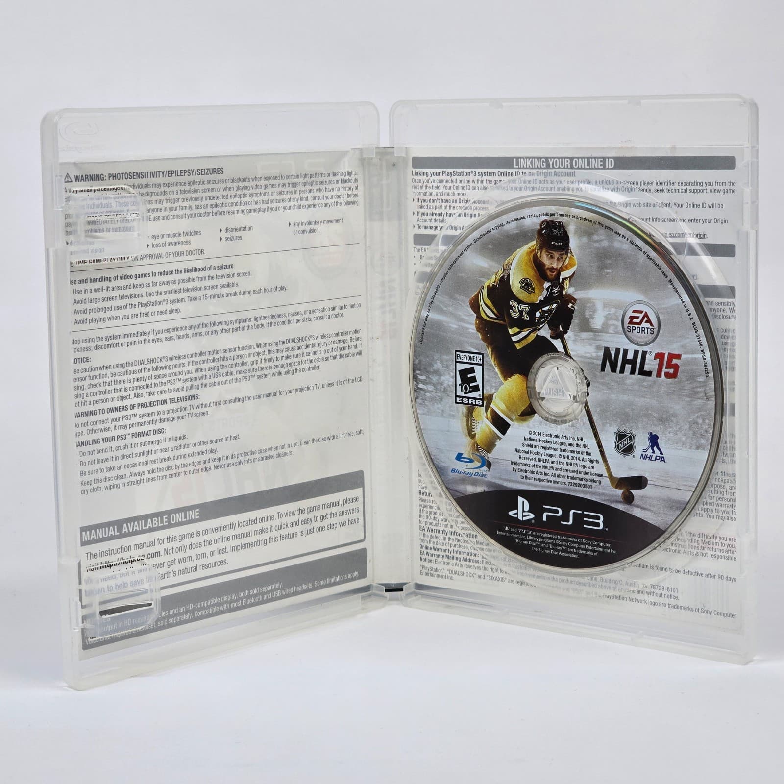 NHL 15 (PlayStation 3 PS3) Case & Disc - Thumbnail 2
