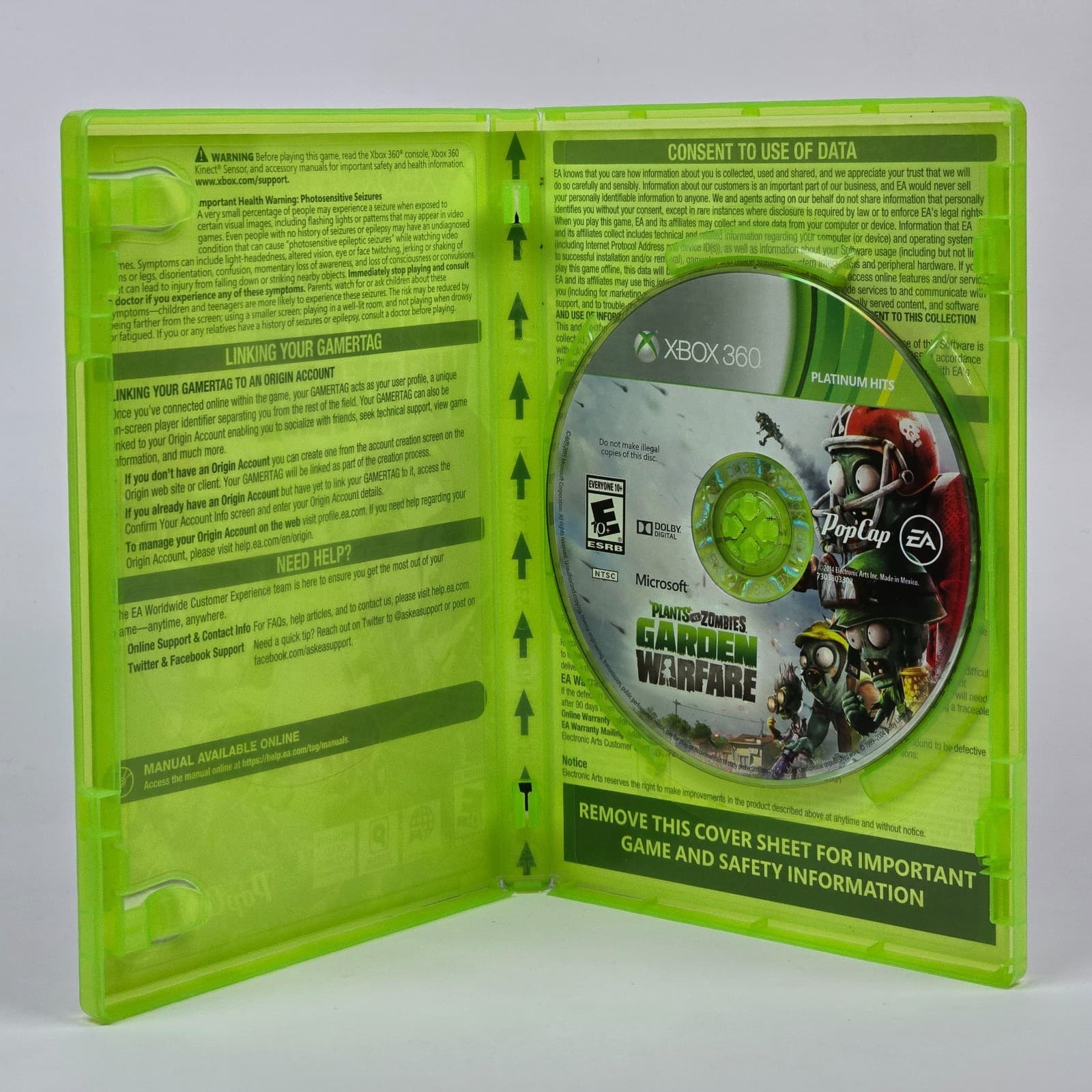 Plants vs Zombies: Garden Warfare (Xbox 360) Platinum Hits CIB COMPLETE - Thumbnail 2