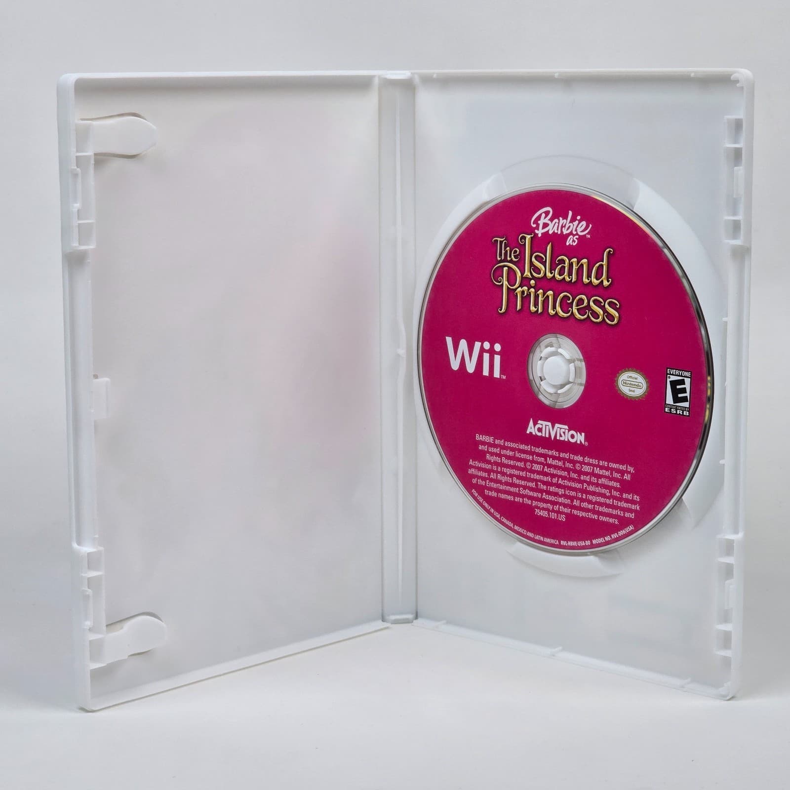 Barbie as The Island Princess (Nintendo Wii) Case & Disc - Thumbnail 2