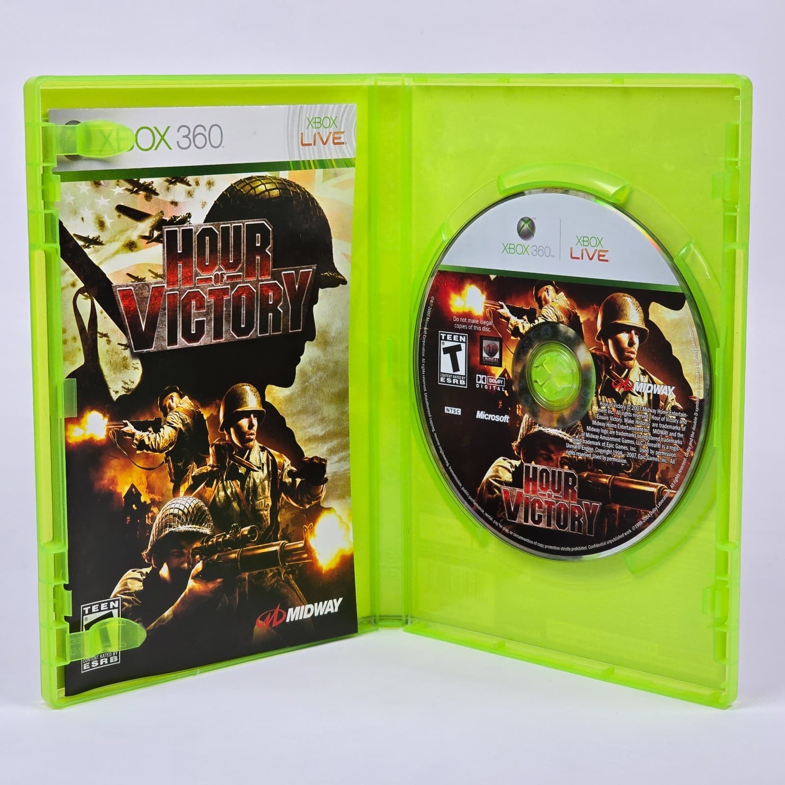 Hour of Victory (Xbox 360) CIB COMPLETE - Thumbnail 2