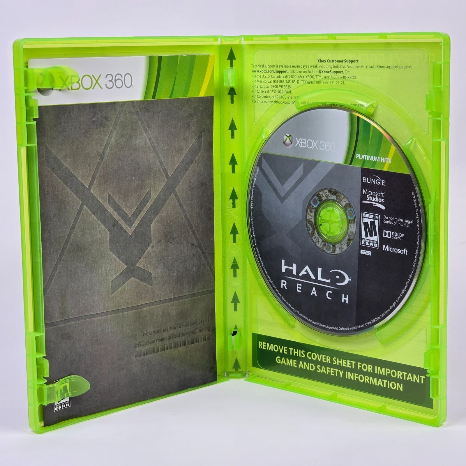 Halo: Reach (Xbox 360) Platinum Hits CIB COMPLETE - Thumbnail 2