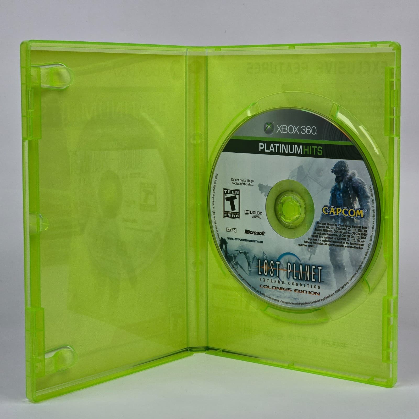 Lost Planet: Extreme Condition - Colonies Edition (Xbox 360) PH Case & Disc - Thumbnail 2
