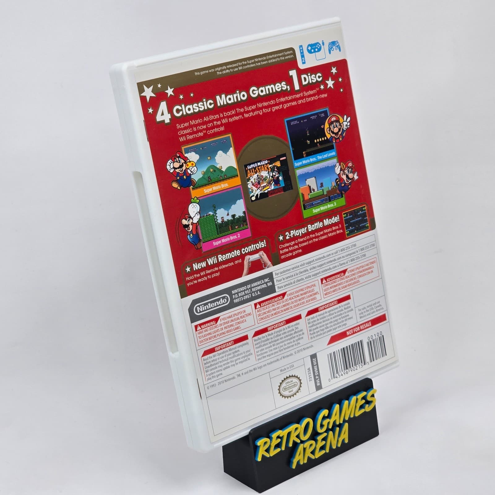 💿REFURBISHED Super Mario All-Stars (Nintendo Wii) CIB COMPLETE💿 - Thumbnail 4