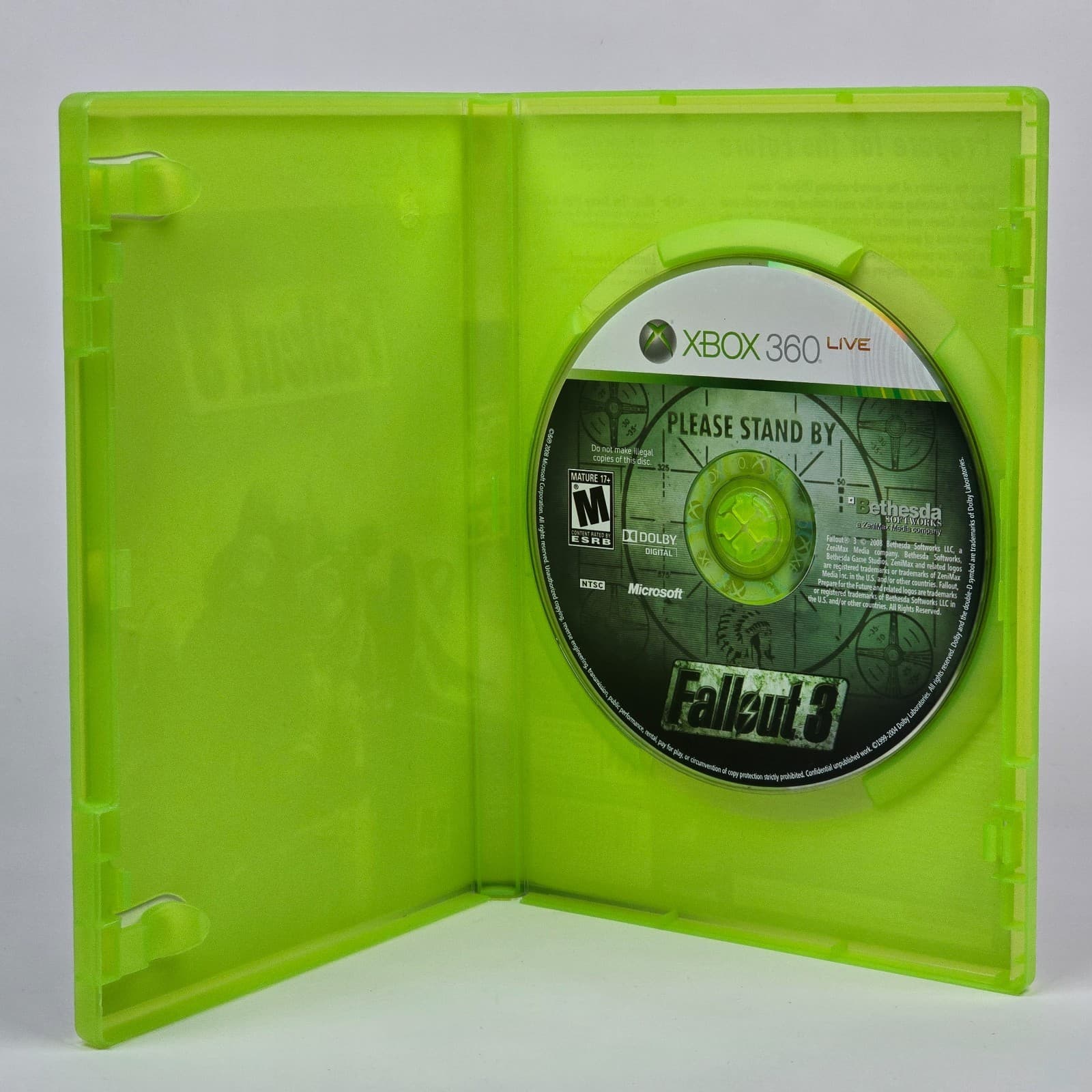 Fallout 3 (Xbox 360) Case & Disc - Thumbnail 2