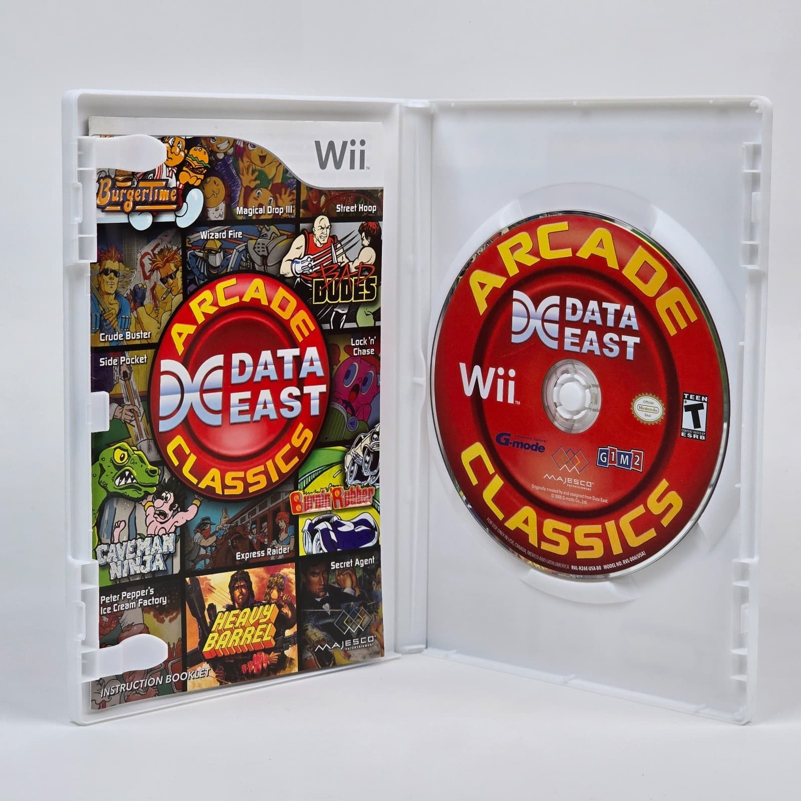Data East Arcade Classics (Nintendo Wii) CIB COMPLETE - Thumbnail 2