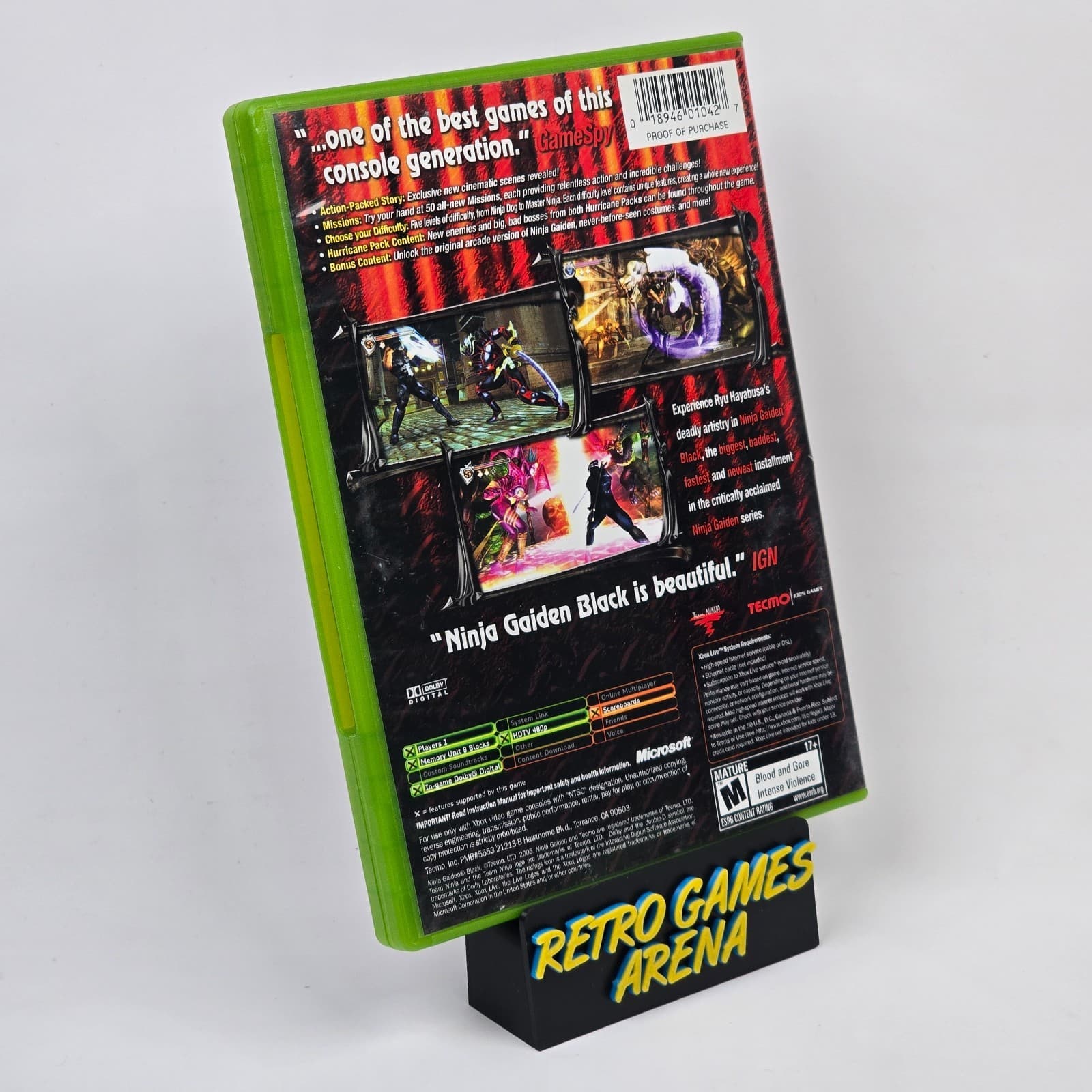 💿REFURBISHED Ninja Gaiden Black (Original Xbox) CIB COMPLETE & TESTED 💿 - Thumbnail 4