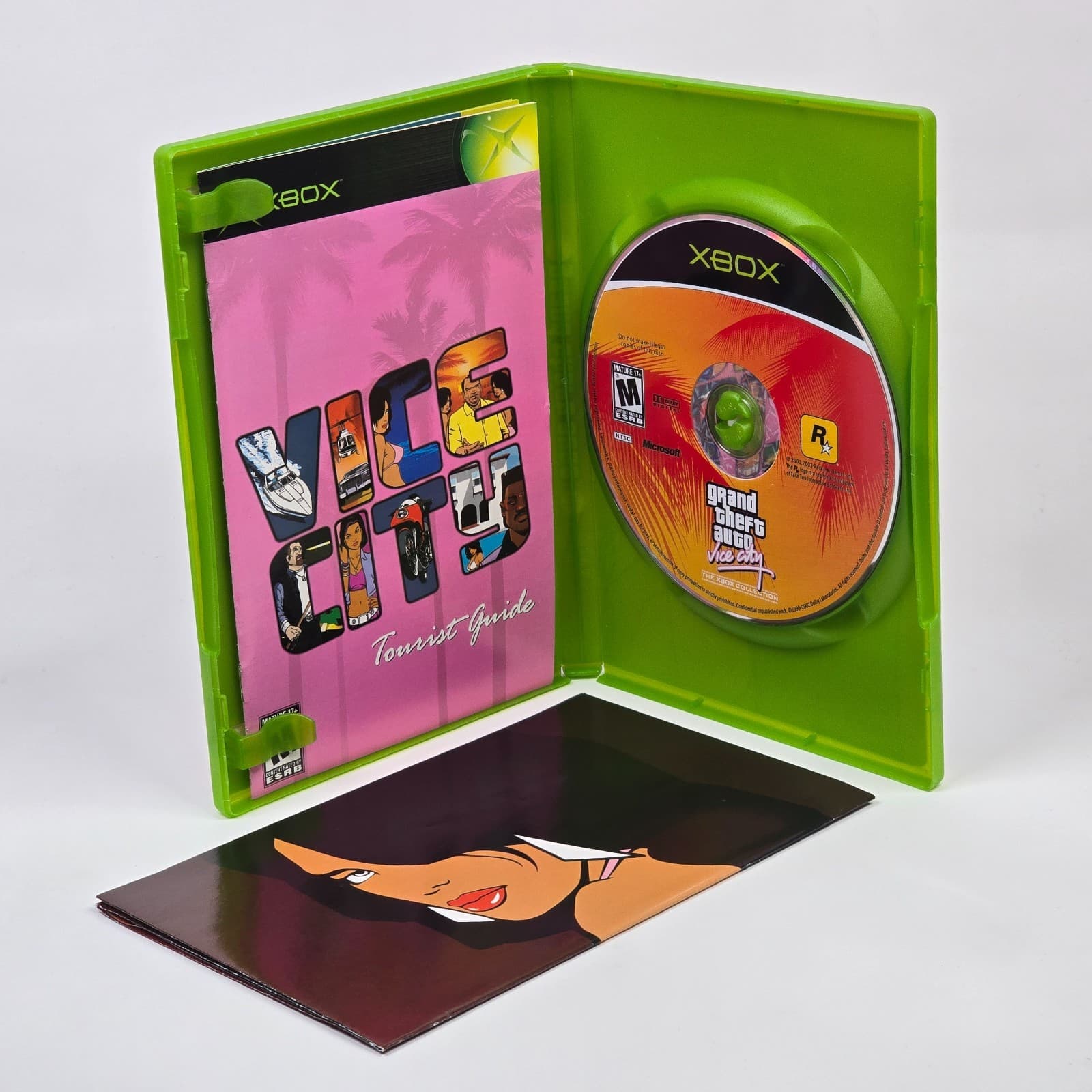💿REFURBISHED Grand Theft Auto: Vice City (Original Xbox) CIB w/ Map & TESTED 💿 - Thumbnail 2