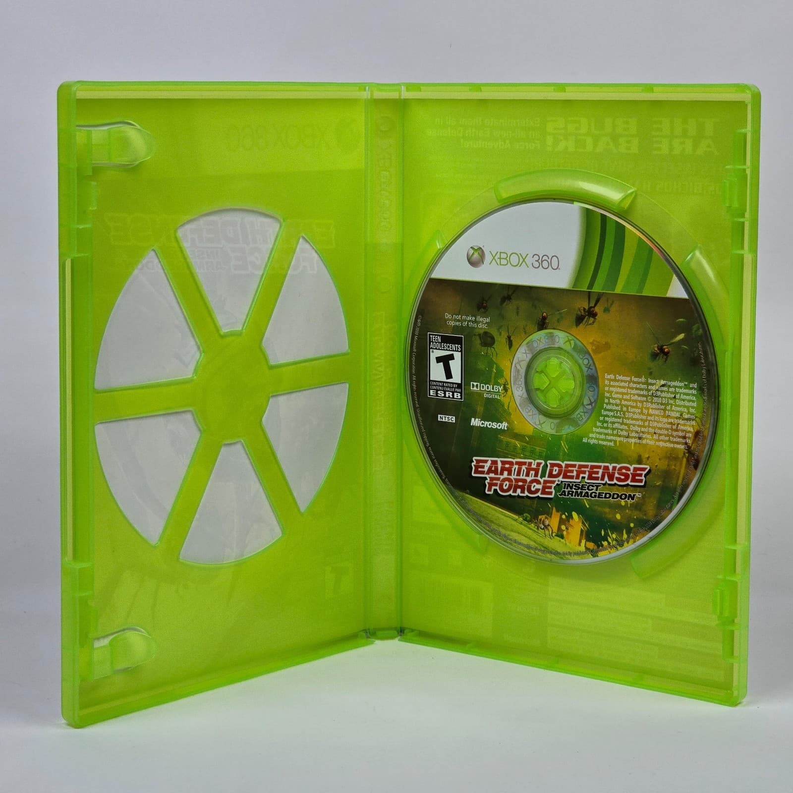 Earth Defense Force: Insect Armageddon (Xbox 360) Case & Disc - Thumbnail 2