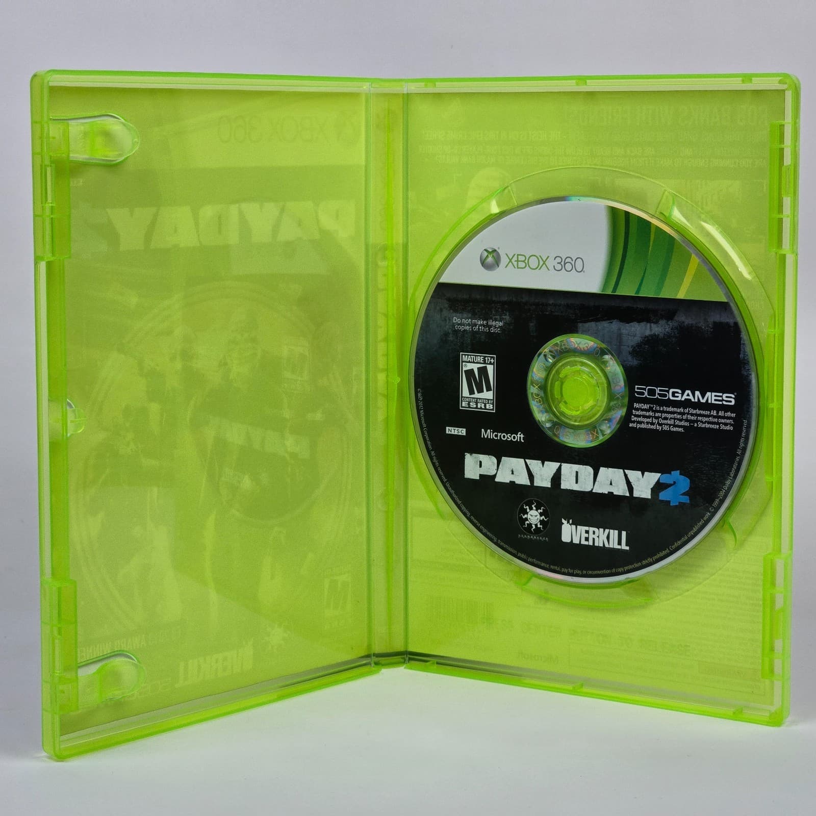 Payday Pay Day 2 (Xbox 360) Case & Disc - Thumbnail 2