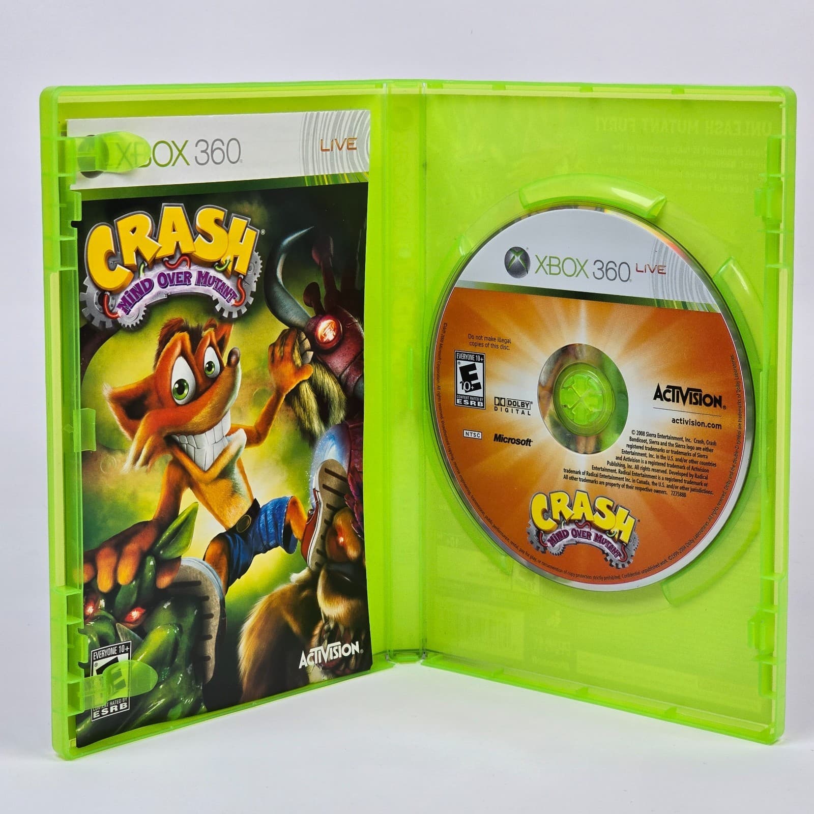 Crash: Mind Over Mutant - Crash Bandicoot (Xbox 360) CIB COMPLETE - Thumbnail 2