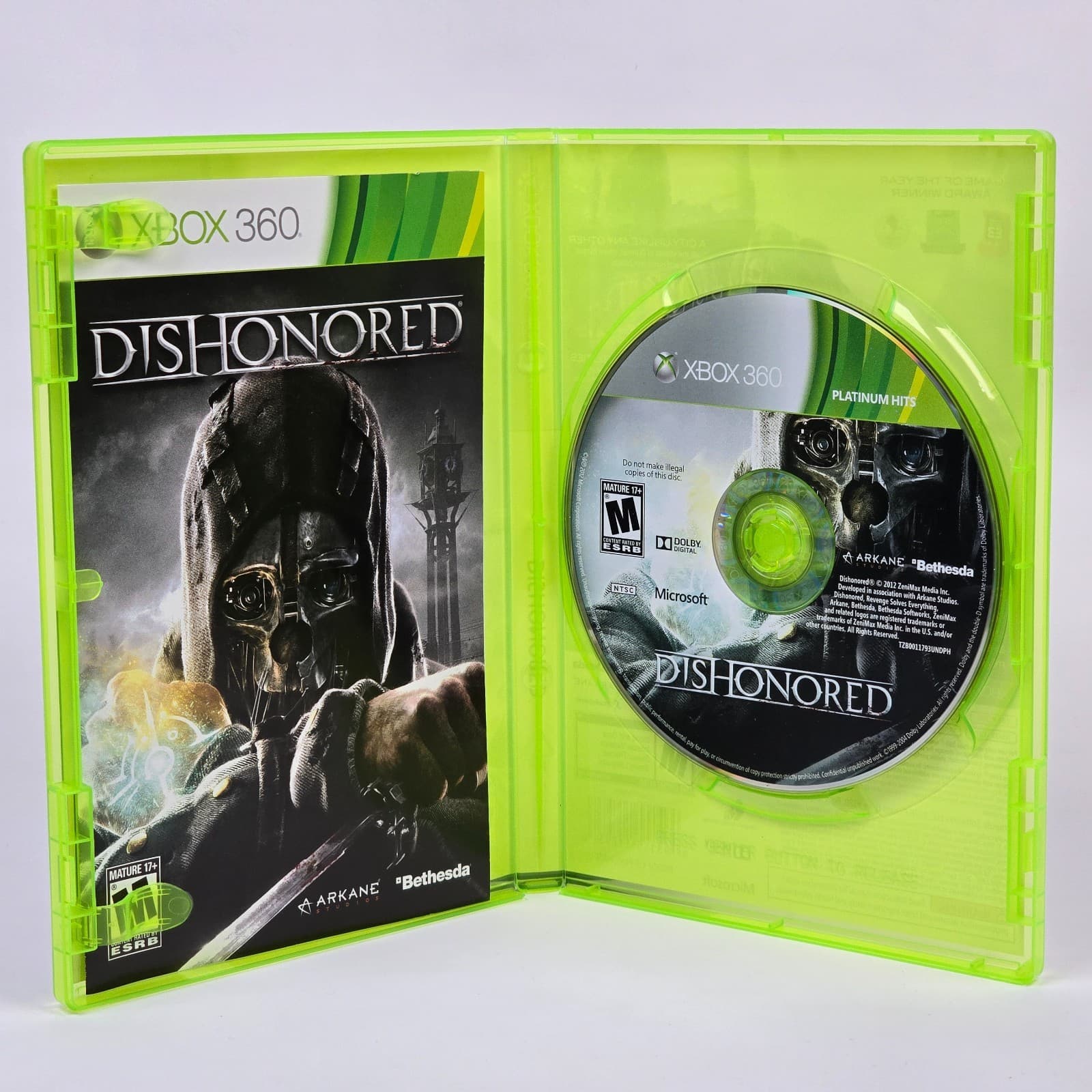 Dishonored (Xbox 360) Platinum Hits CIB COMPLETE - Thumbnail 2