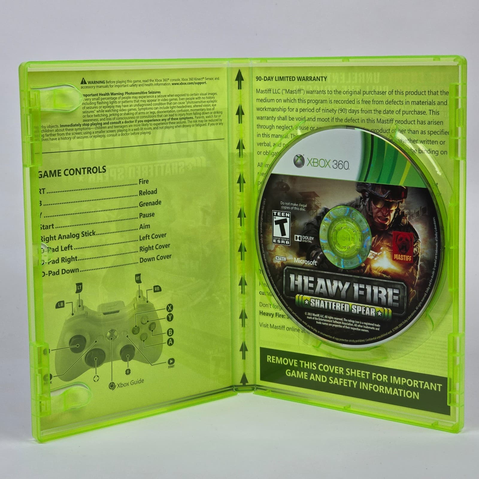 Heavy Fire: Shattered Spear (Xbox 360) CIB COMPLETE - Thumbnail 2