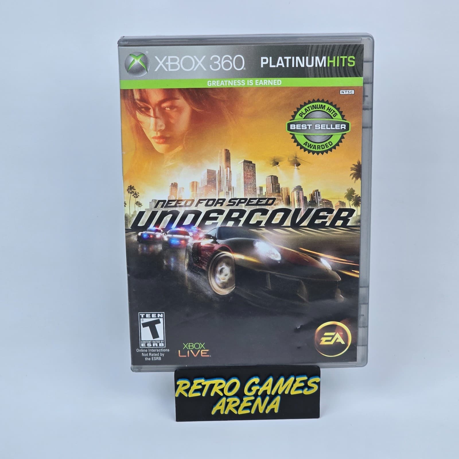 Need for Speed: Undercover (Xbox 360) Platinum Hits CIB COMPLETE