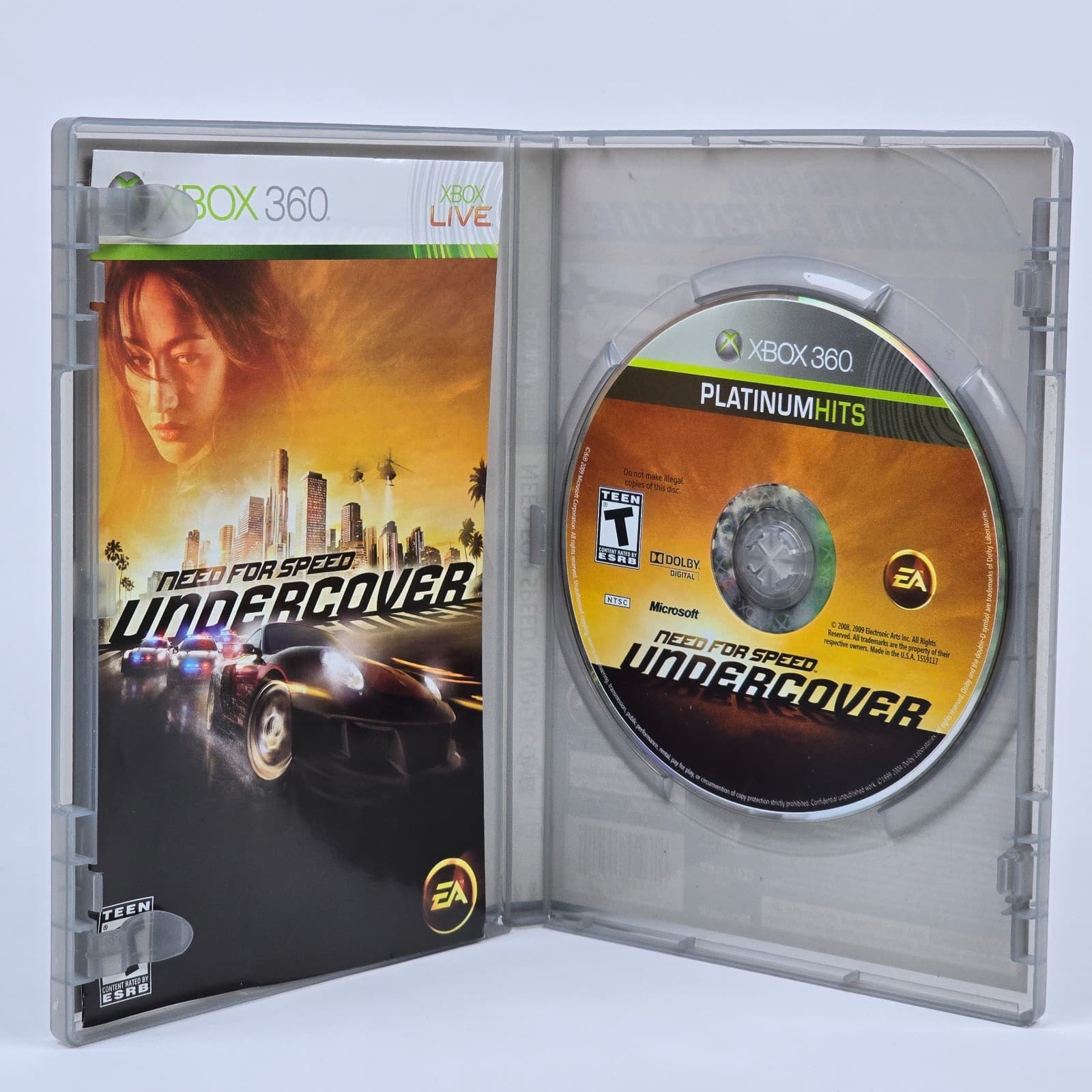 Need for Speed: Undercover (Xbox 360) Platinum Hits CIB COMPLETE - Thumbnail 2
