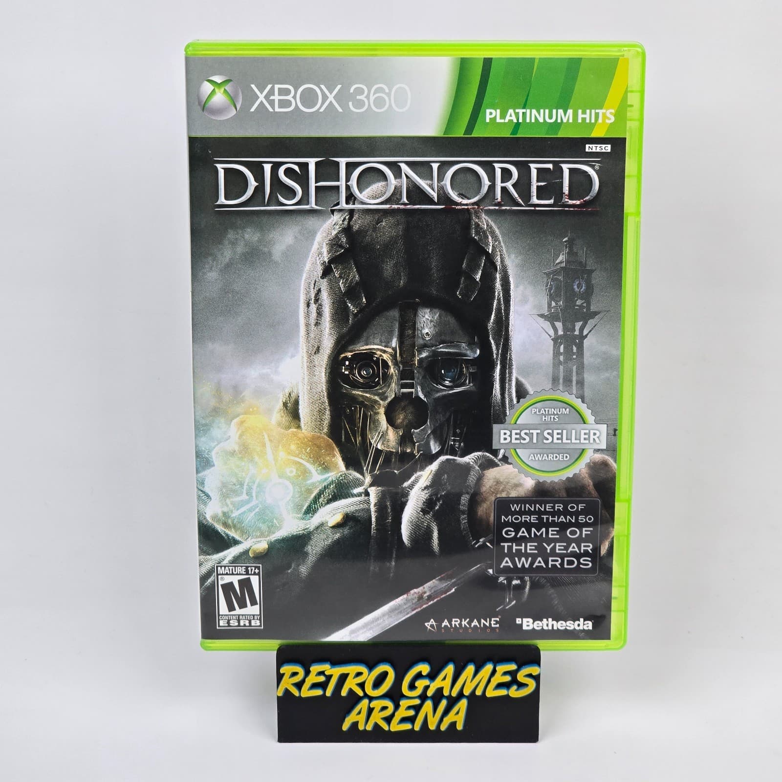 Dishonored (Xbox 360) Platinum Hits CIB COMPLETE
