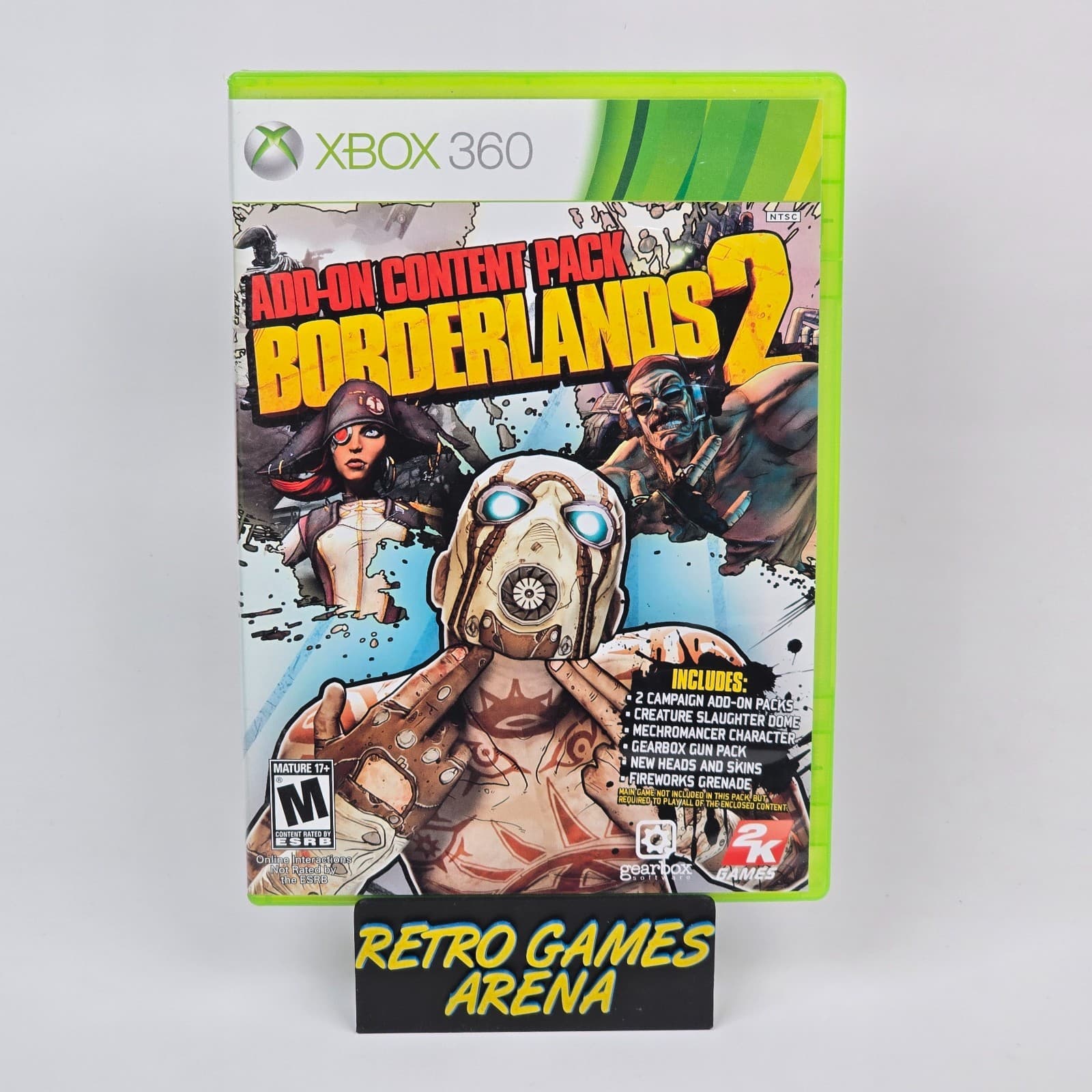 Borderlands 2: Add-On Content Pack (Xbox 360) CIB COMPLETE