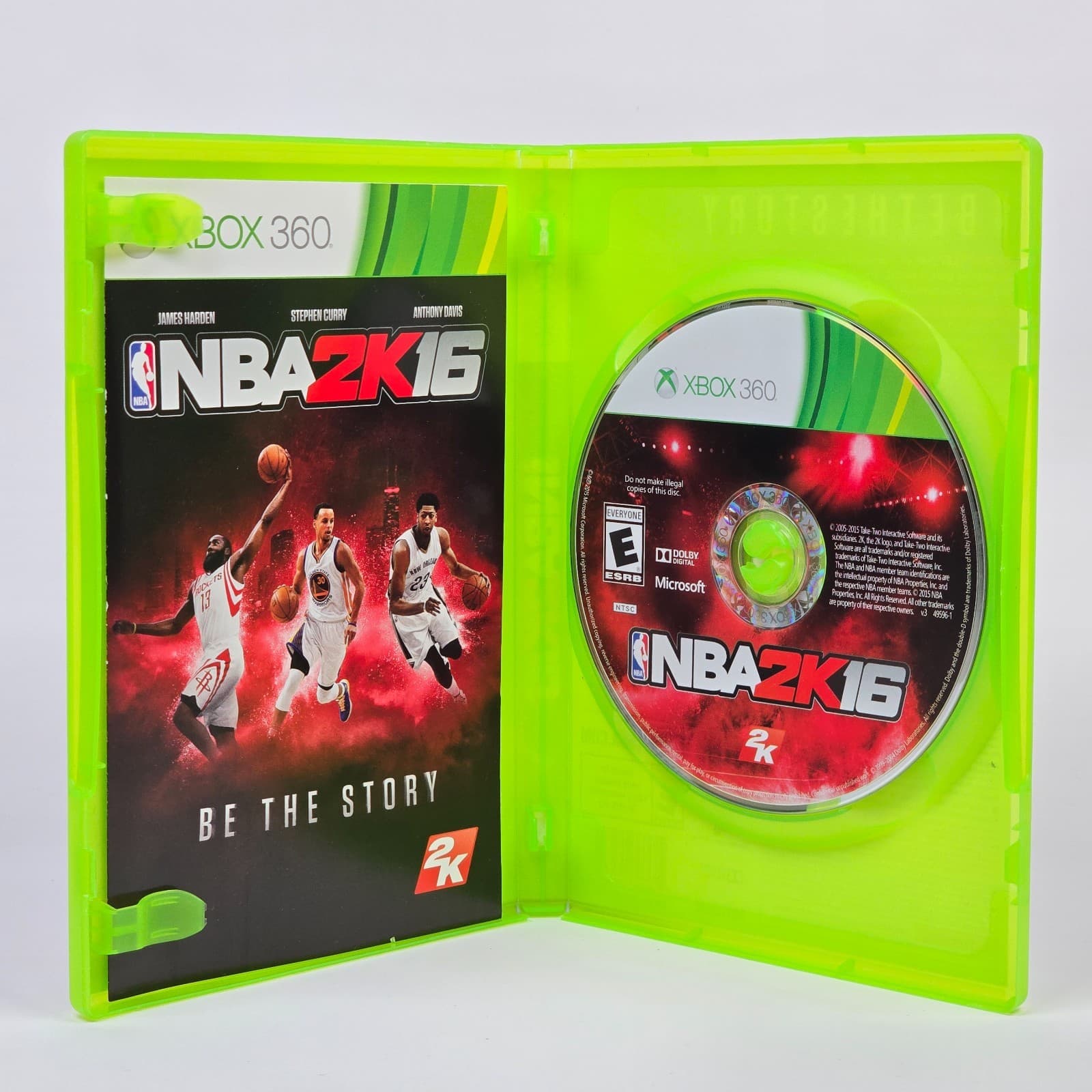 NBA 2K16 - James Harden Cover (Xbox 360) CIB COMPLETE - Thumbnail 2