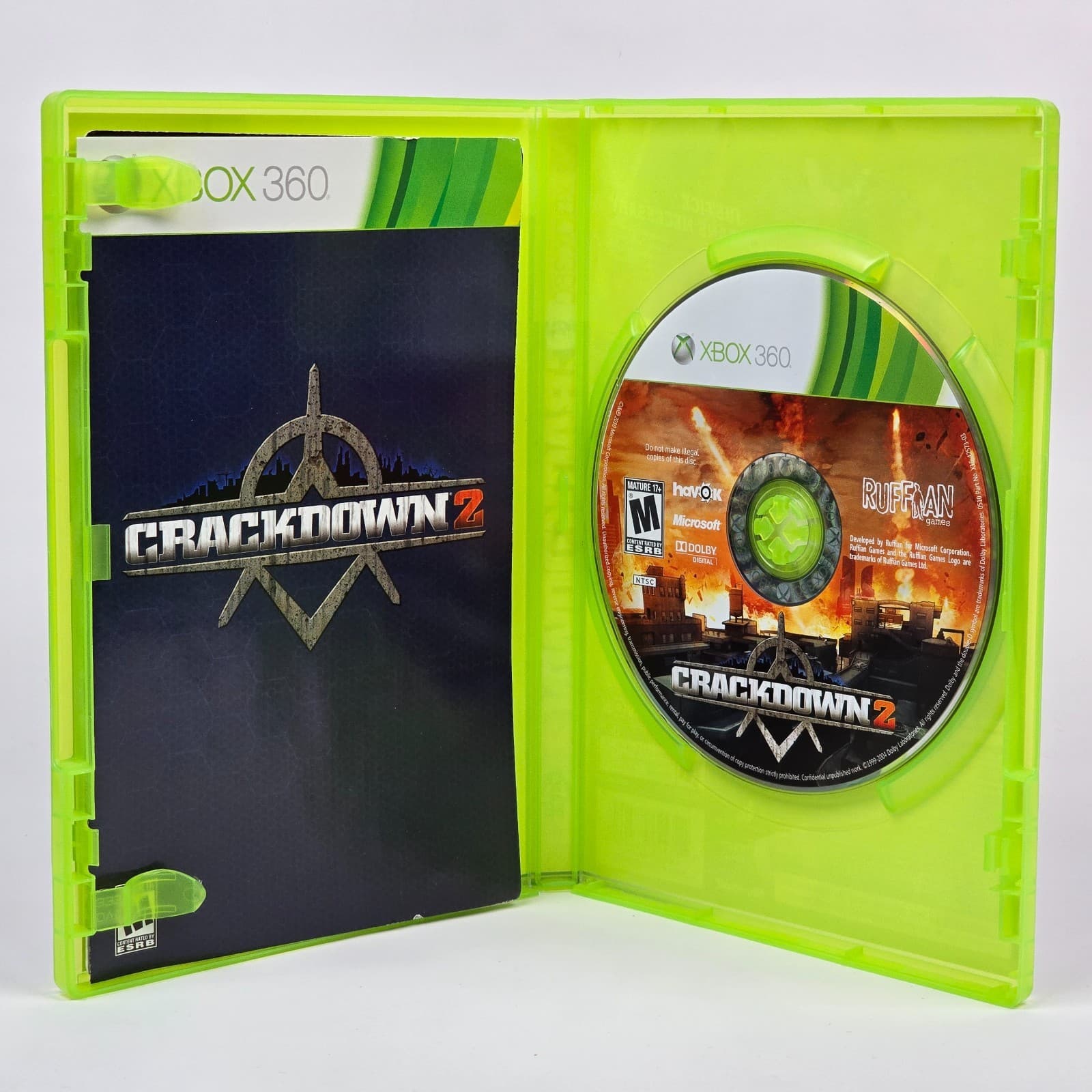 Crackdown 2 (Xbox 360) CIB COMPLETE - Thumbnail 2
