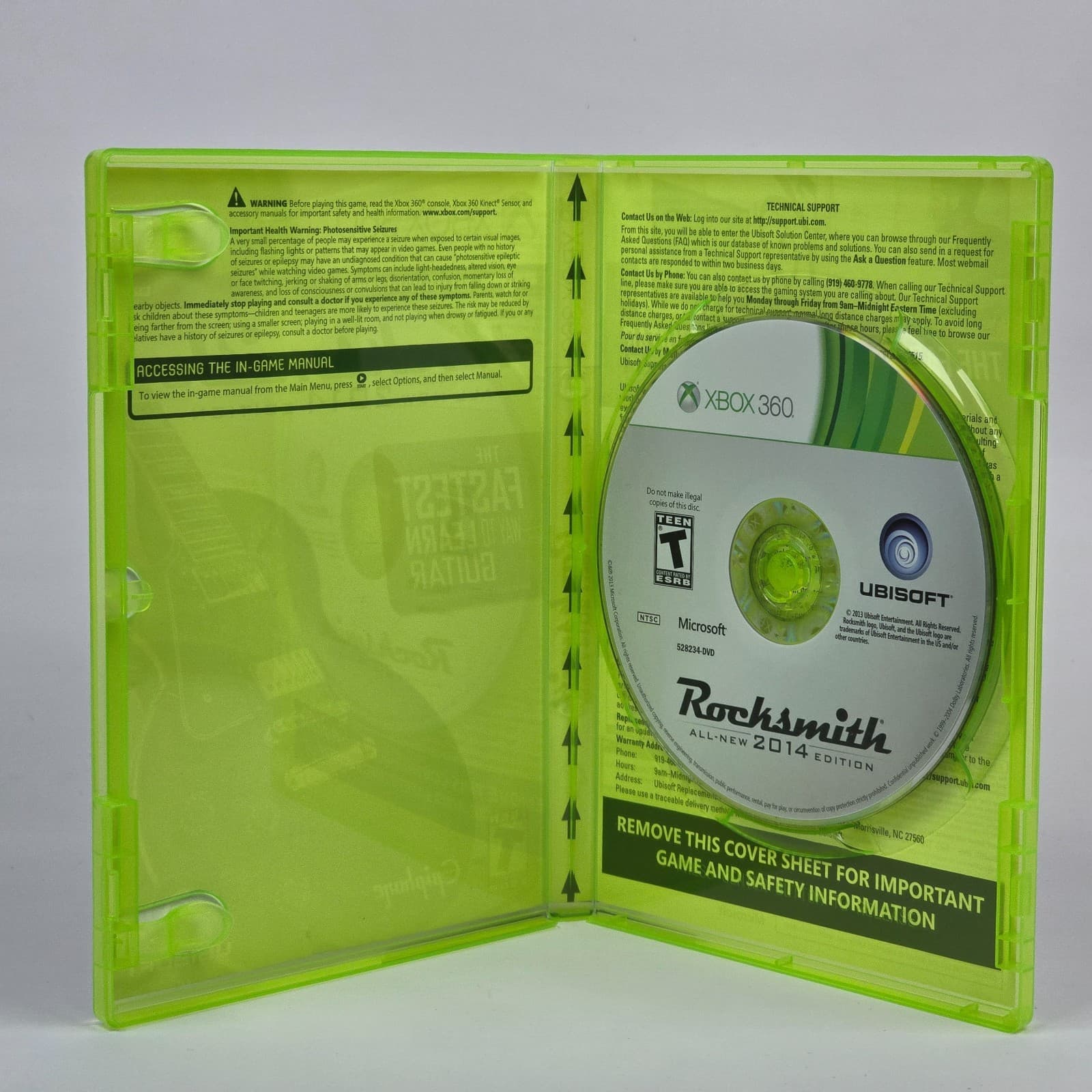 Rocksmith: 2014 Edition (Xbox 360) Case & Disc - Thumbnail 2