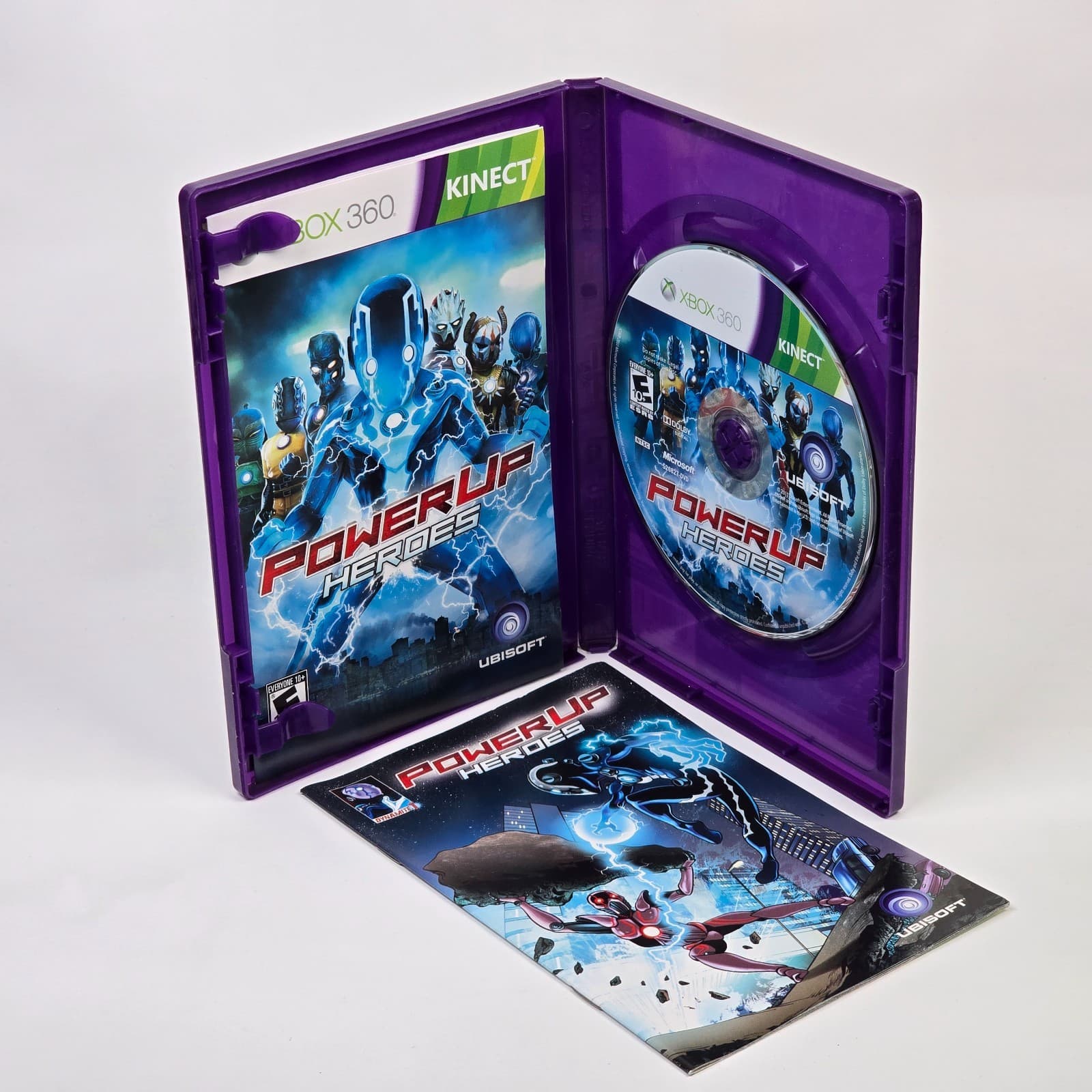 PowerUp Power Up Heroes (Xbox 360) CIB COMPLETE with Comic Book - Thumbnail 2