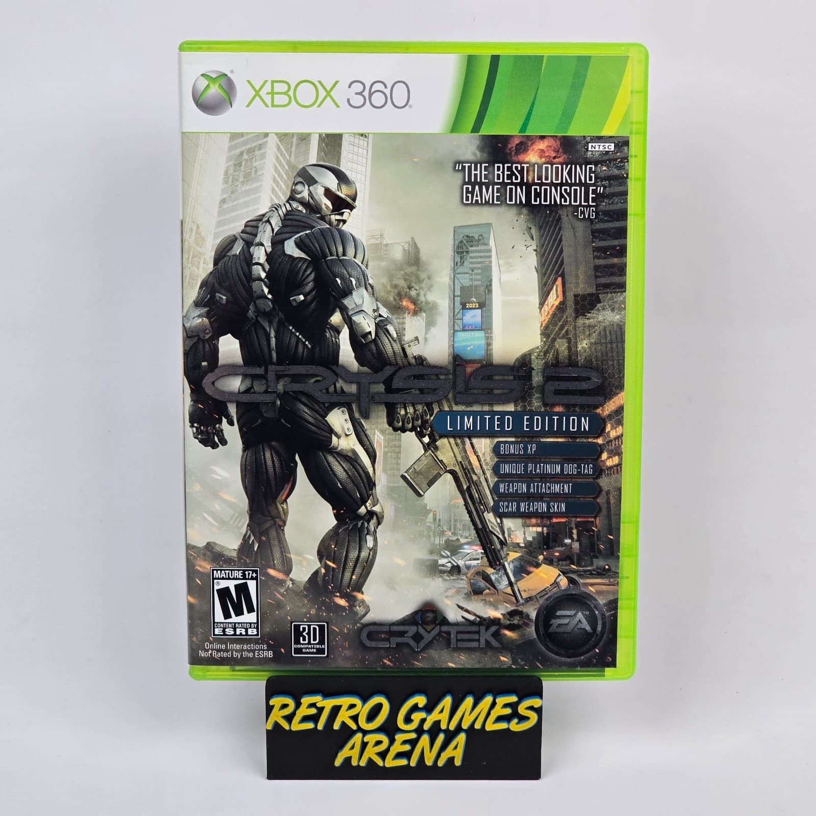 Crysis 2: Limited Edition (Xbox 360) CIB COMPLETE