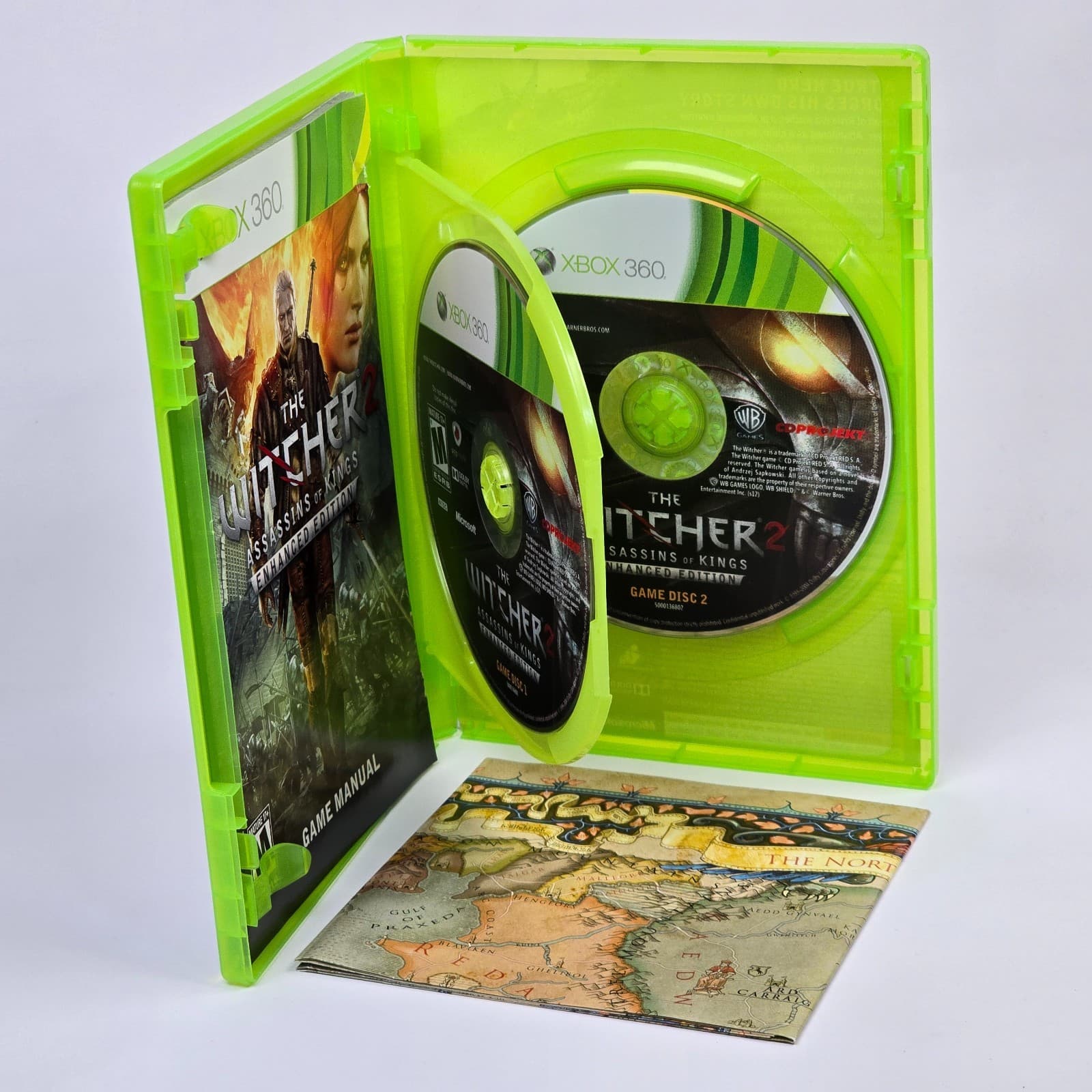 Witcher 2: Assassins of Kings -Enhanced Edition (Xbox 360) CIB COMPLETE with MAP - Thumbnail 2