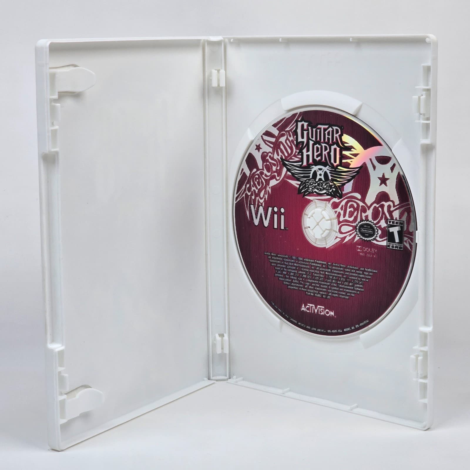 Guitar Hero: Aerosmith (Nintendo Wii) Case & Disc - Thumbnail 2