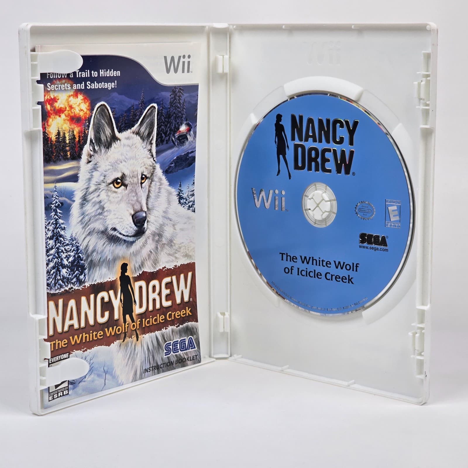 Nancy Drew: The White Wolf of Icicle Creek (Nintendo Wii) CIB COMPLETE - Thumbnail 2