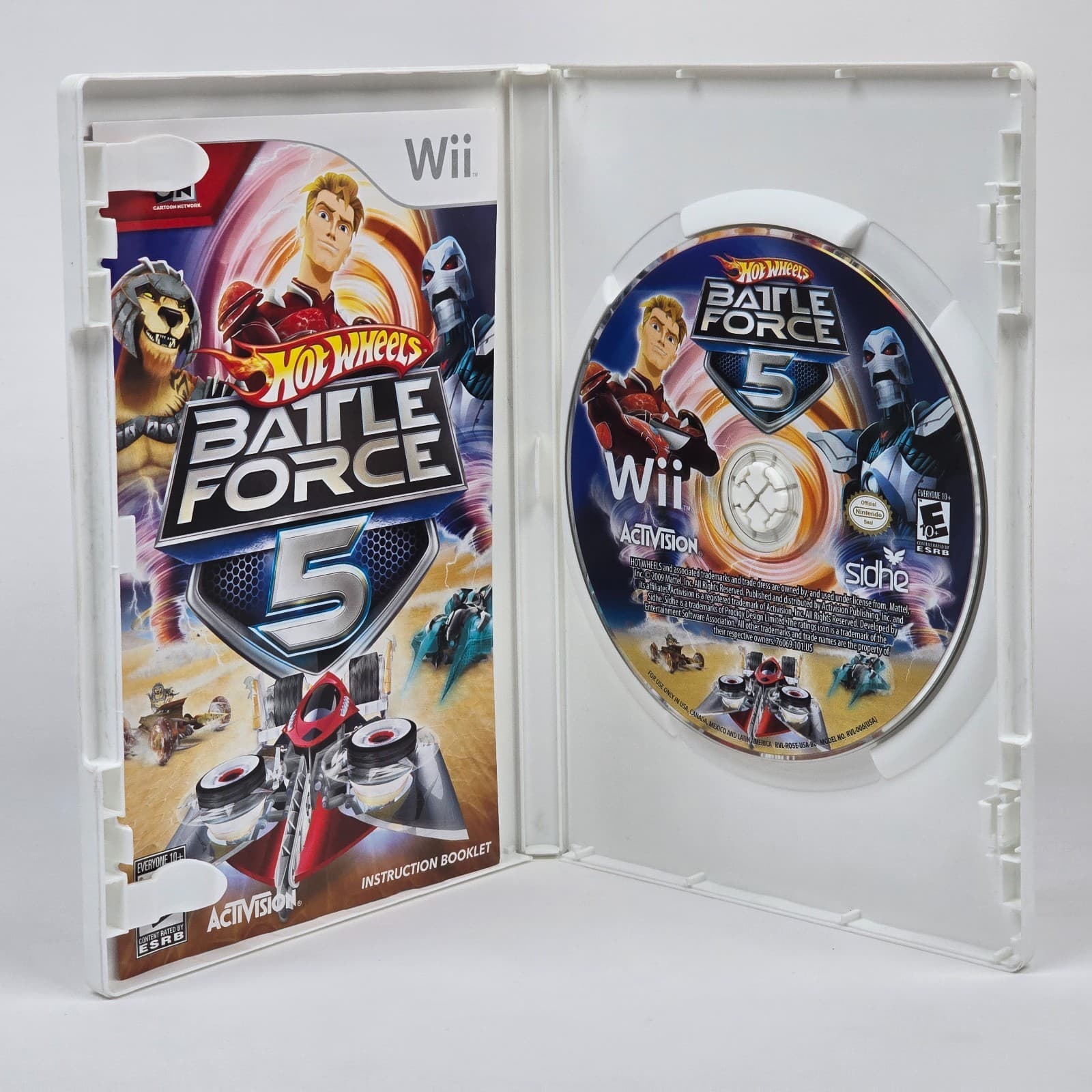 Hot Wheels: Battle Force 5 (Nintendo Wii) CIB COMPLETE - Thumbnail 2