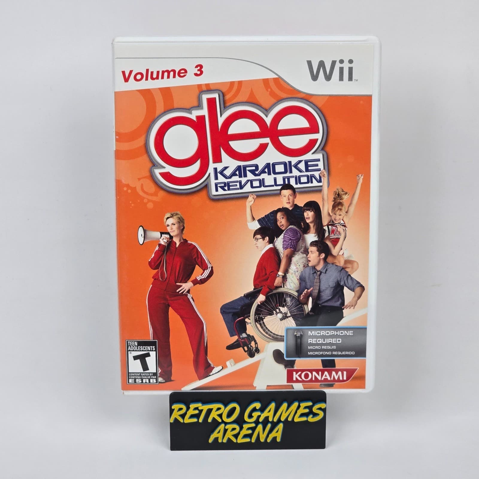 Karaoke Revolution Glee: Volume 3 (Nintendo Wii) CIB COMPLETE