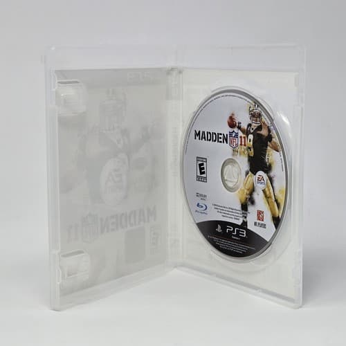 Madden NFL 11 (PlayStation 3 PS3) Case & Disc TESTED - Thumbnail 2