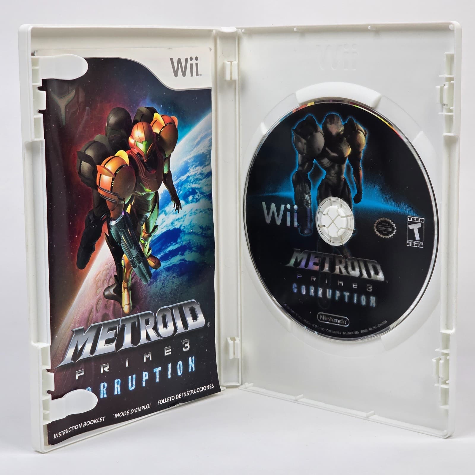 Metroid Prime 3: Corruption (Nintendo Wii) CIB COMPLETE - Thumbnail 2