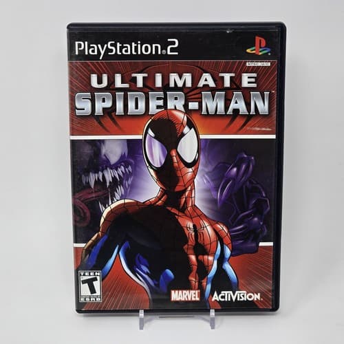 Ultimate Spider-Man (PlayStation 2 PS2) Black Label CIB COMPLETE & TESTED