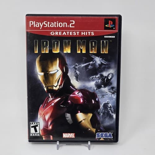 Iron Man (PlayStation 2 PS2) Greatest Hits CIB COMPLETE & TESTED