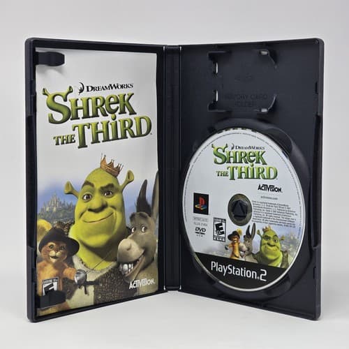 Shrek The Third (Playstation 2 PS2) Black Label CIB COMPLETE & TESTED - Thumbnail 2