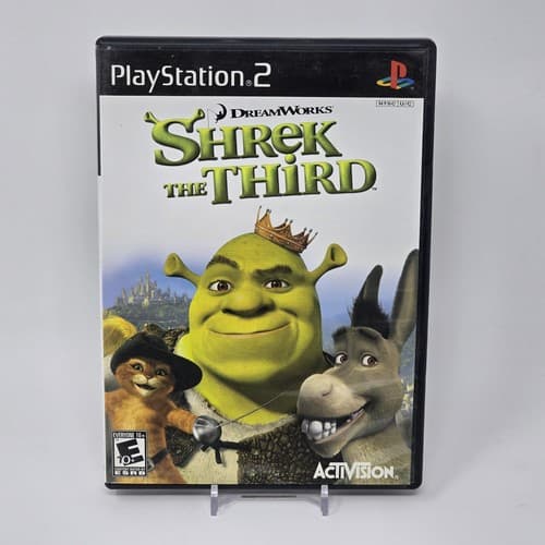 Shrek The Third (Playstation 2 PS2) Black Label CIB COMPLETE & TESTED