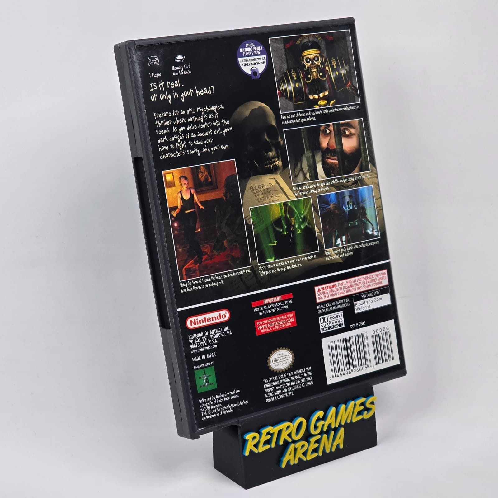 💿REFURBISHED Eternal Darkness: Sanity's Requiem (Nintendo GameCube) CIB💿 - Thumbnail 4