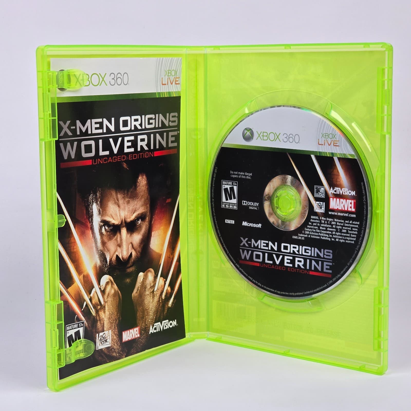 💿REFURBISHED X-Men Origins: Wolverine Uncaged Edition (Xbox 360) CIB COMPLETE💿 - Thumbnail 2