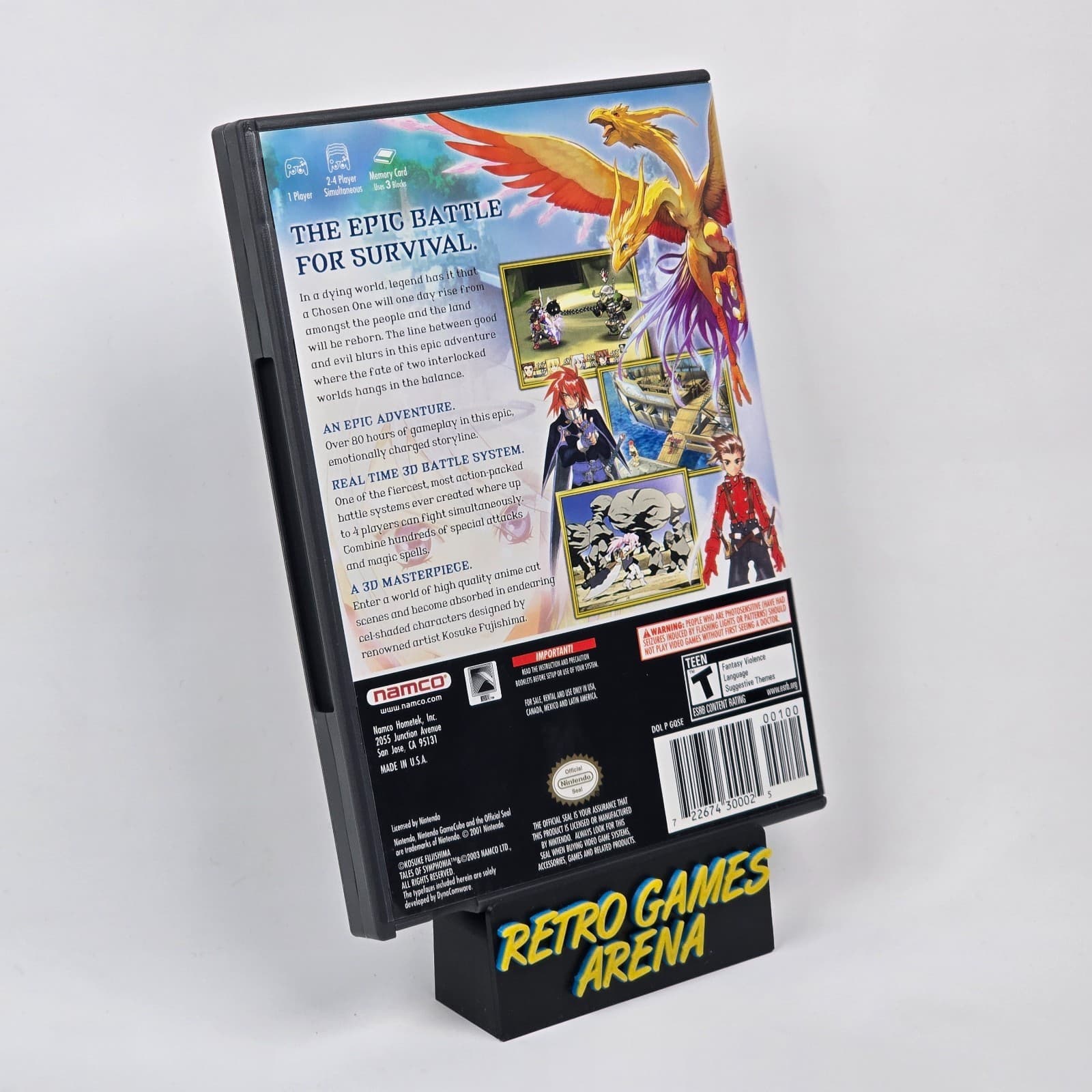 💿REFURBISHED Tales of Symphonia (Nintendo GameCube) CIB COMPLETE💿 - Thumbnail 4