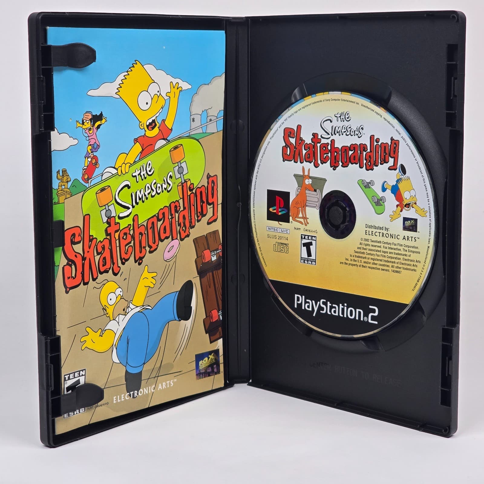 💿REFURBISHED The Simpsons Skateboarding (PlayStation 2 PS2) CIB COMPLETE💿 - Thumbnail 2
