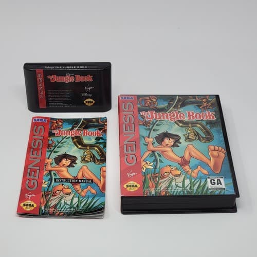 Disney's The Jungle Book (Sega Genesis) CIB COMPLETE & TESTED
