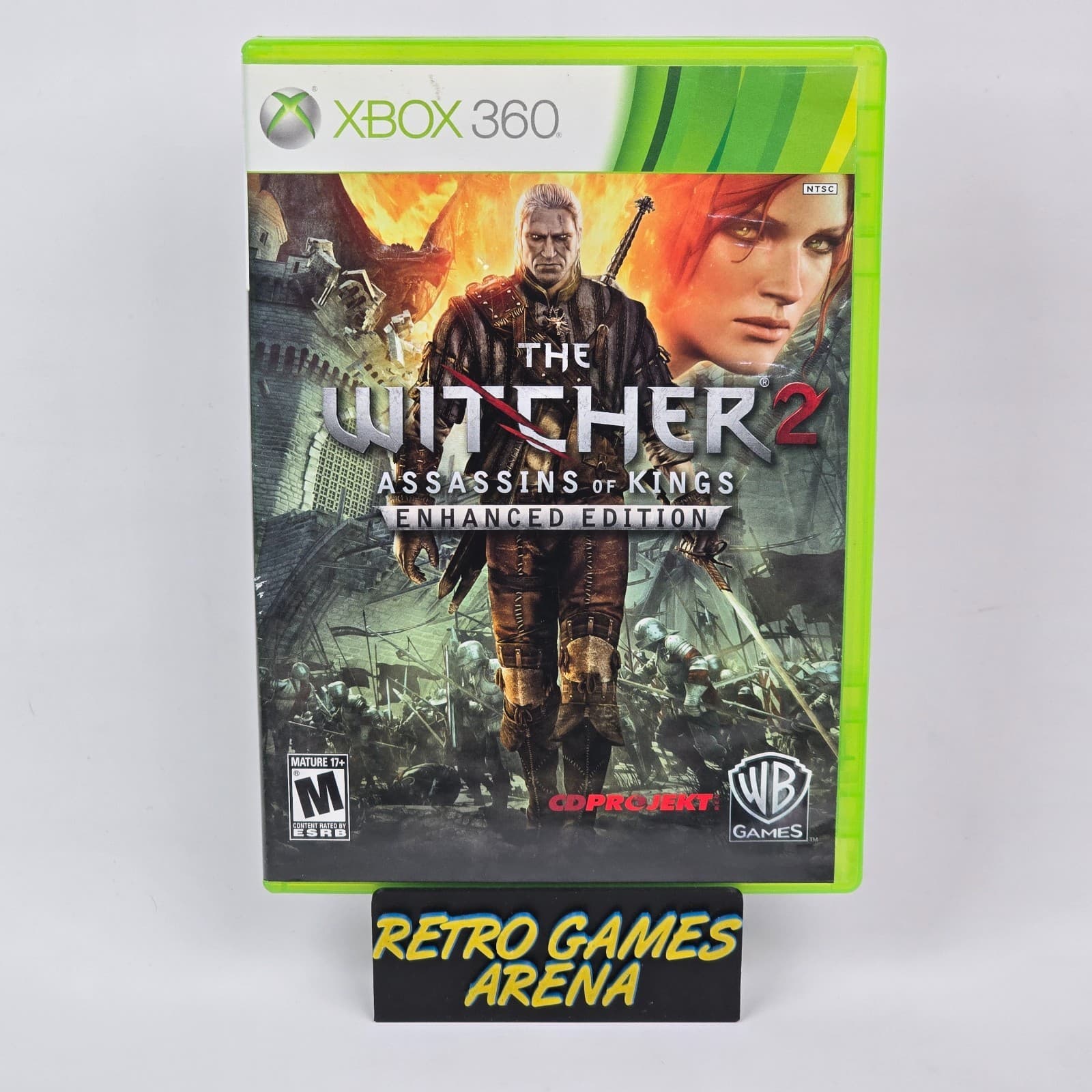 The Witcher 2: Assassins of Kings - Enhanced Edition (Xbox 360) Case & Discs