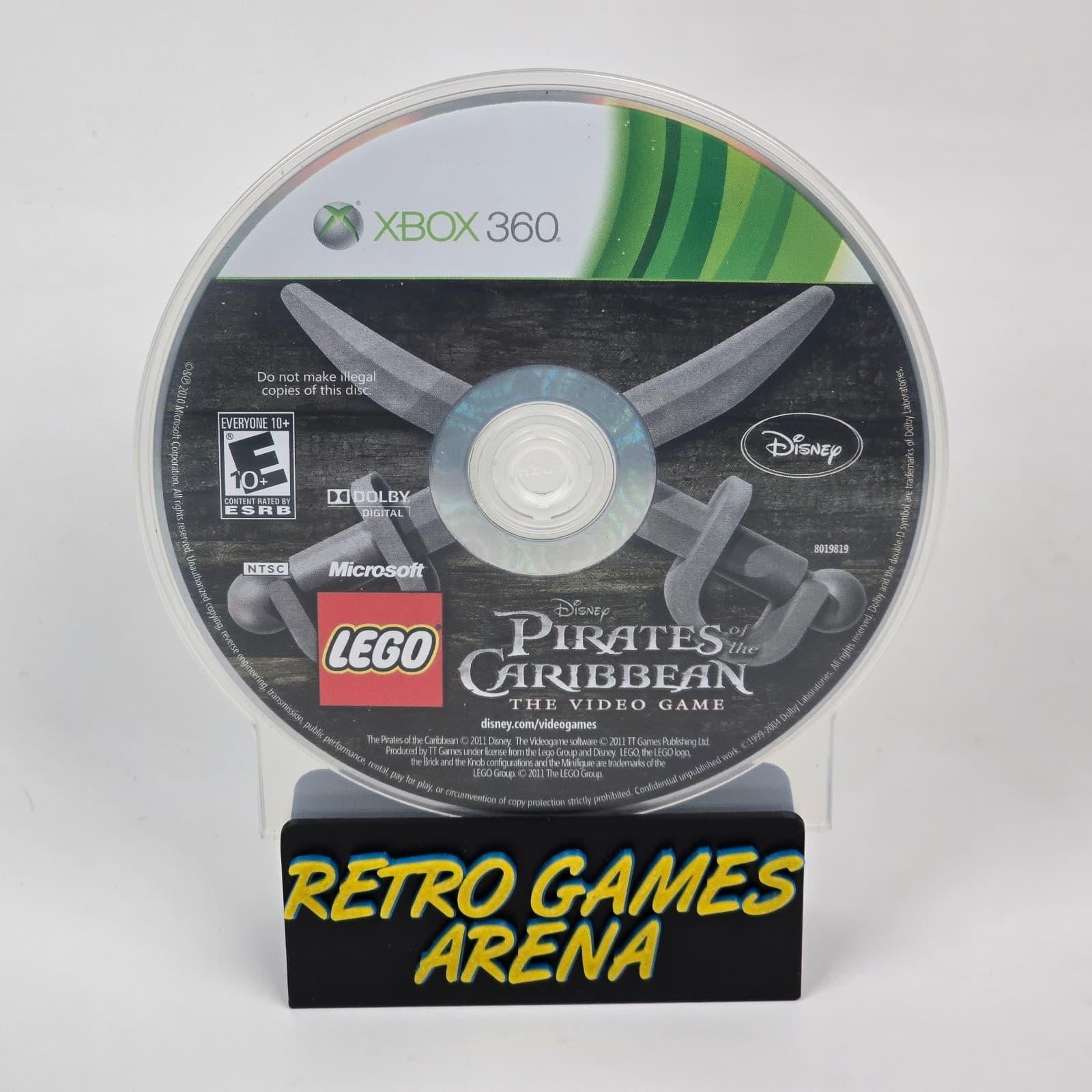 LEGO Pirates of the Caribbean: The Video Game (Xbox 360) Disc